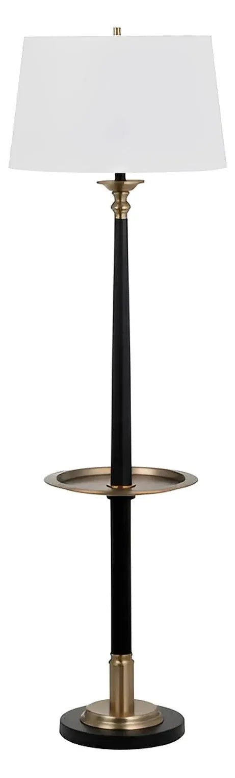 Rasalhague of Hudson Valley Floor Lamp, Black, Traditional