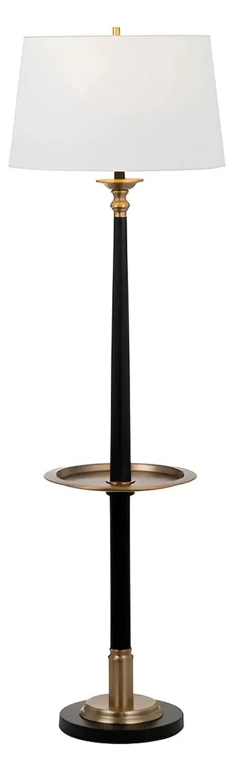Rasalhague of Hudson Valley Floor Lamp, Black, Traditional