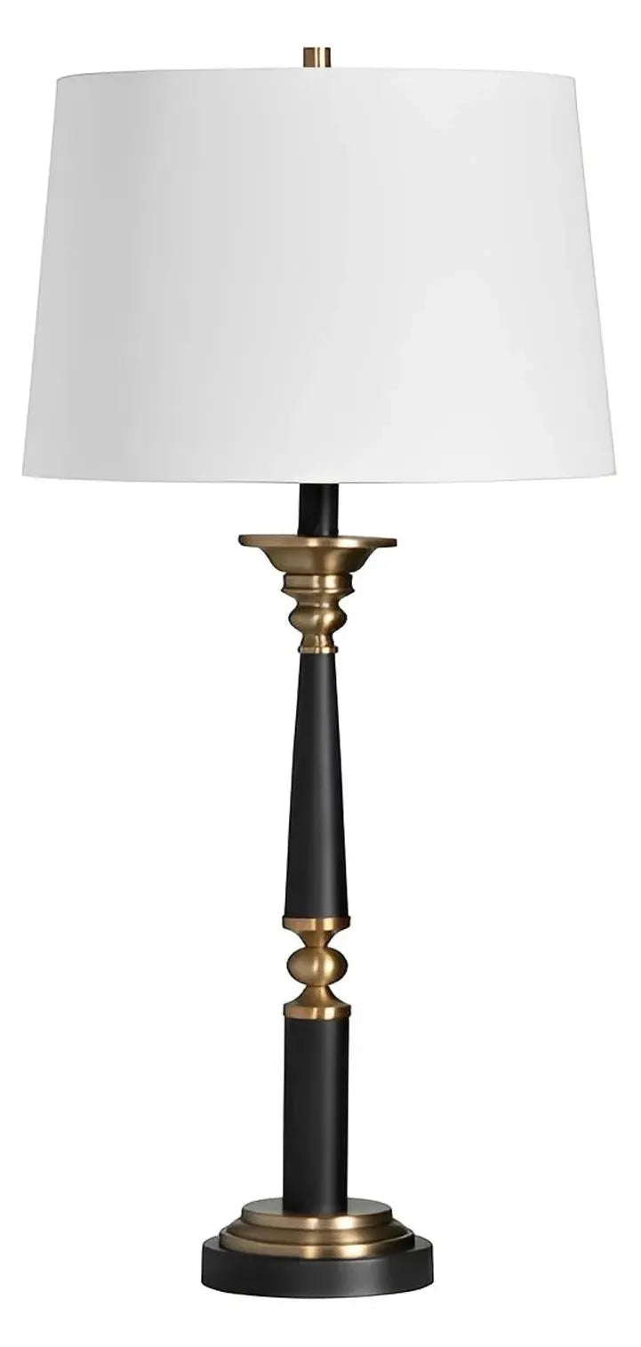 Ashland Table Lamps (2-Pack), Black, Traditional