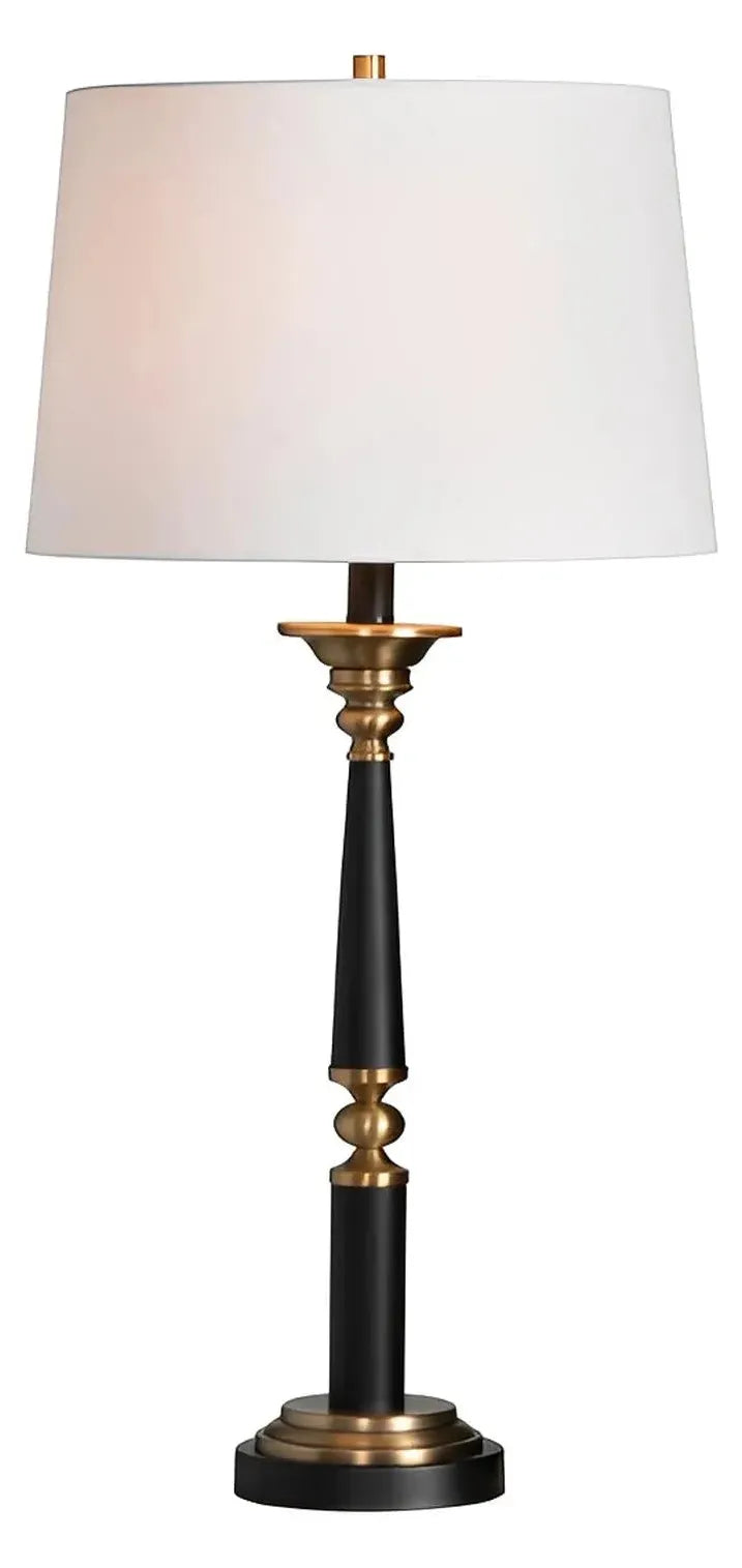 Ashland Table Lamps (2-Pack), Black, Traditional