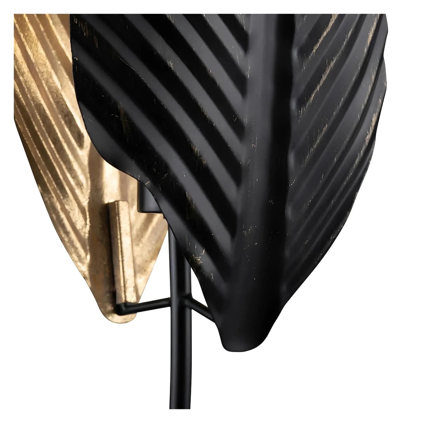 Izar of Mystic Coast Floor Lamp, Black, Gold, Coastal