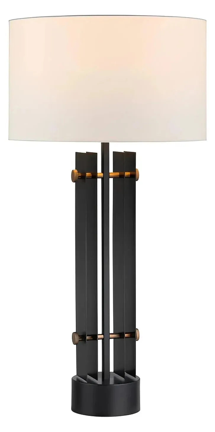 Lesath of York Harbor Table Lamps (2-Pack), Black, Transitional