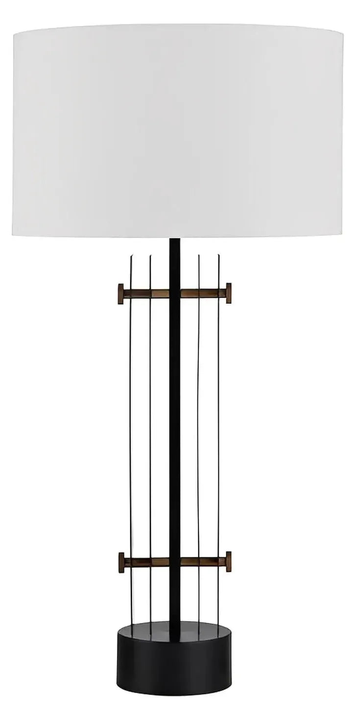 Lesath of York Harbor Table Lamps (2-Pack), Black, Transitional