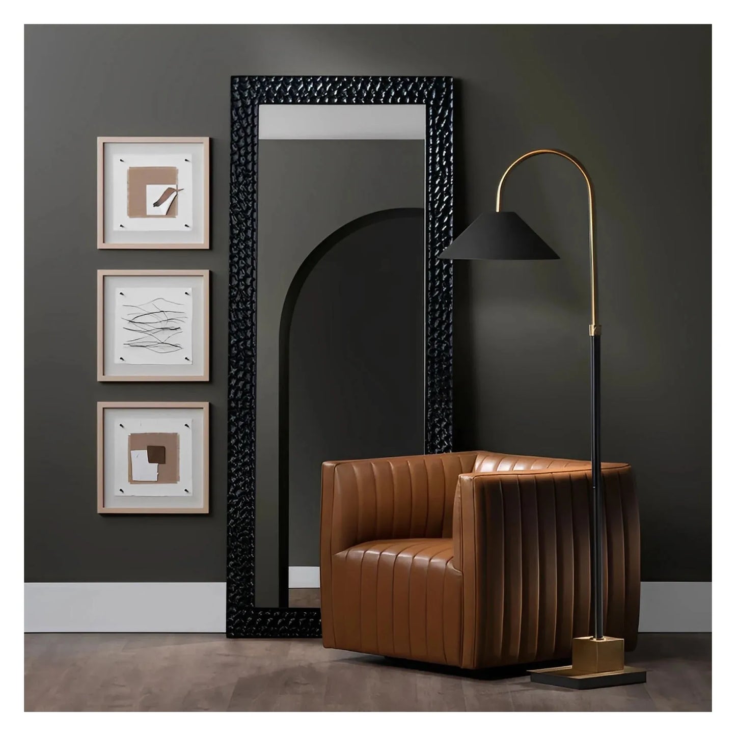 Mintaka of Blue Hill Floor Lamp, Contemporary