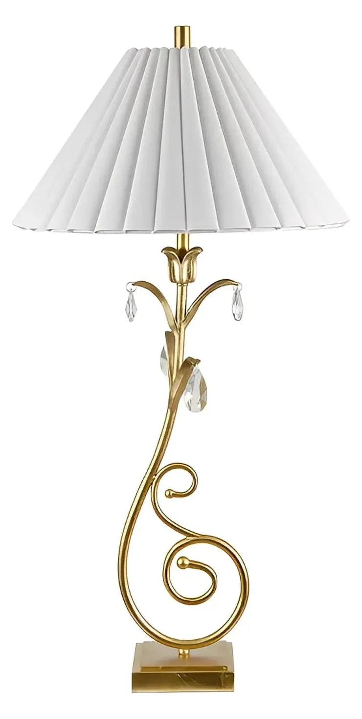 Nash of Penobscot Table Lamps (2-Pack), Gold, Transitional