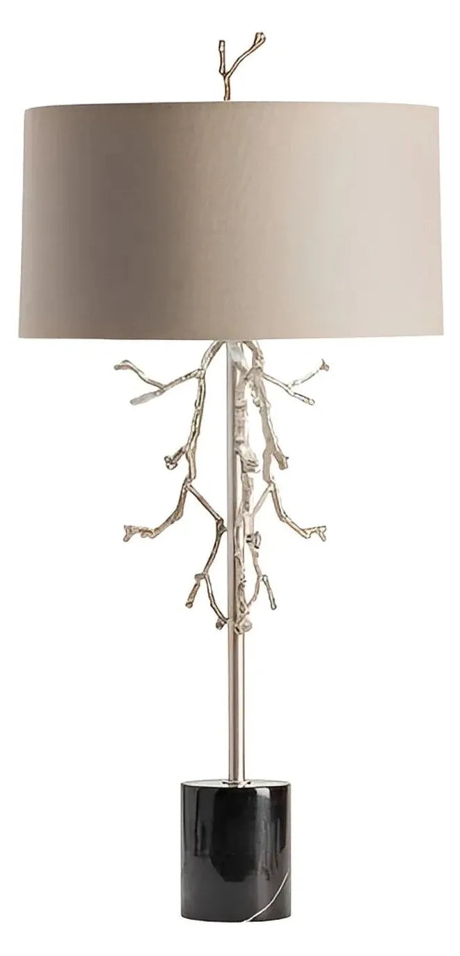 Hydra of Kennebunk Table Lamps (2-Pack), Silver, Contemporary