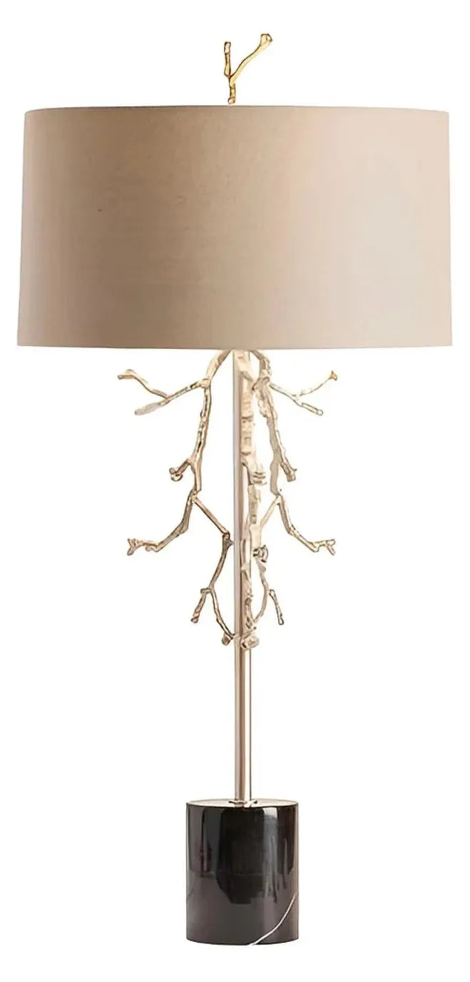 Hydra of Kennebunk Table Lamps (2-Pack), Silver, Contemporary