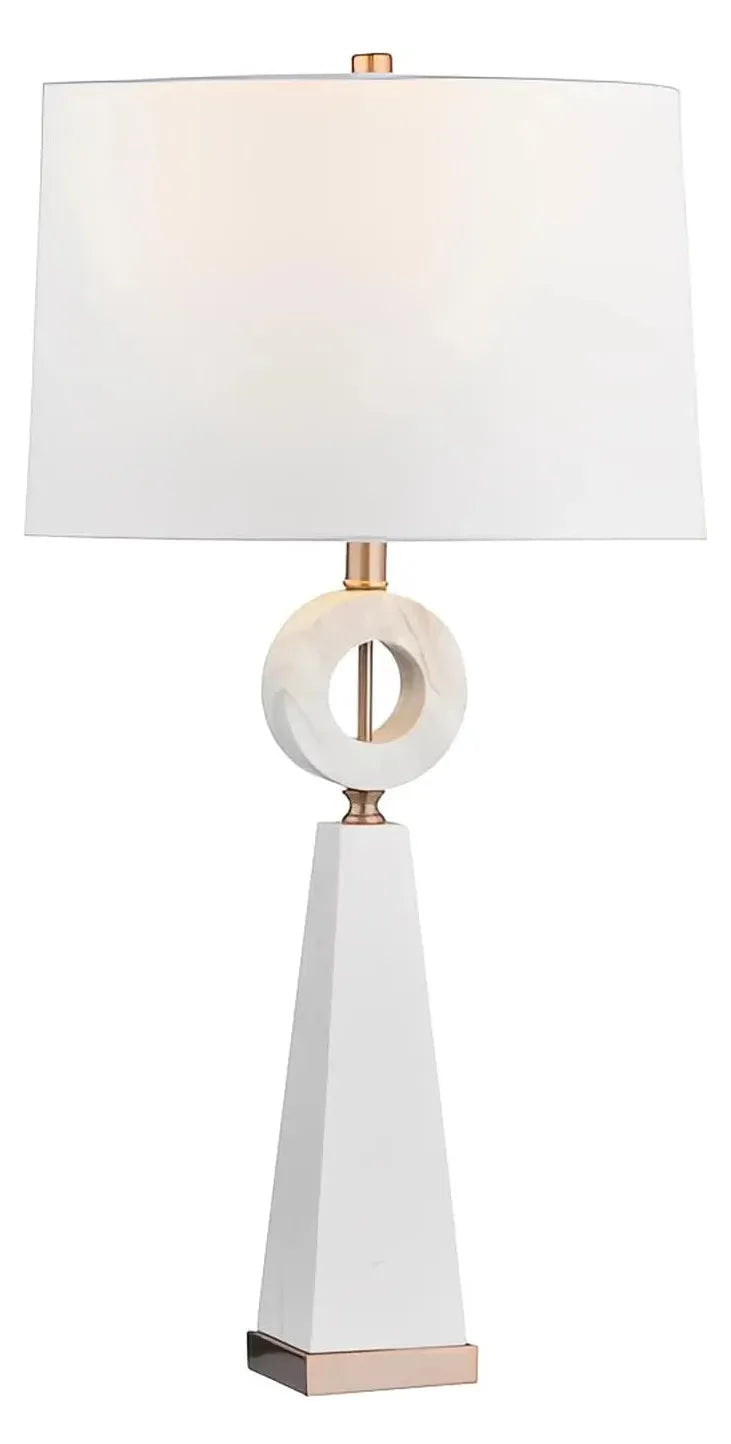 Segin of Merrimack Valley Table Lamps (2-Pack), White, Contemporary