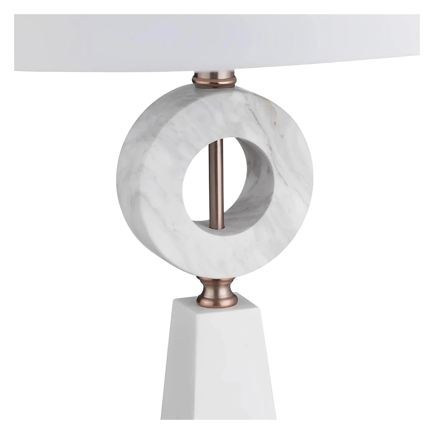 Segin of Merrimack Valley Table Lamps (2-Pack), White, Contemporary