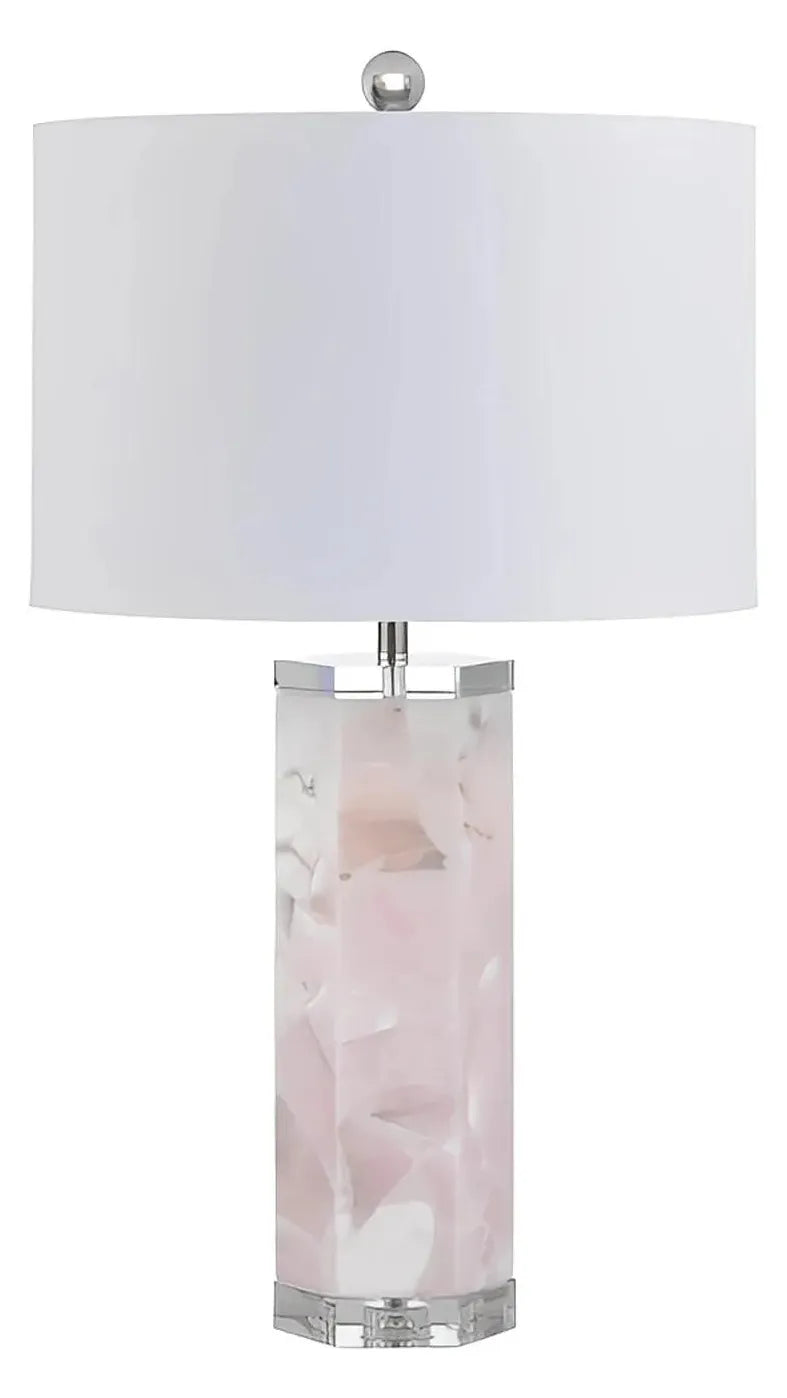 Zaniah of Providence Table Lamps (2-Pack), Pink, Contemporary