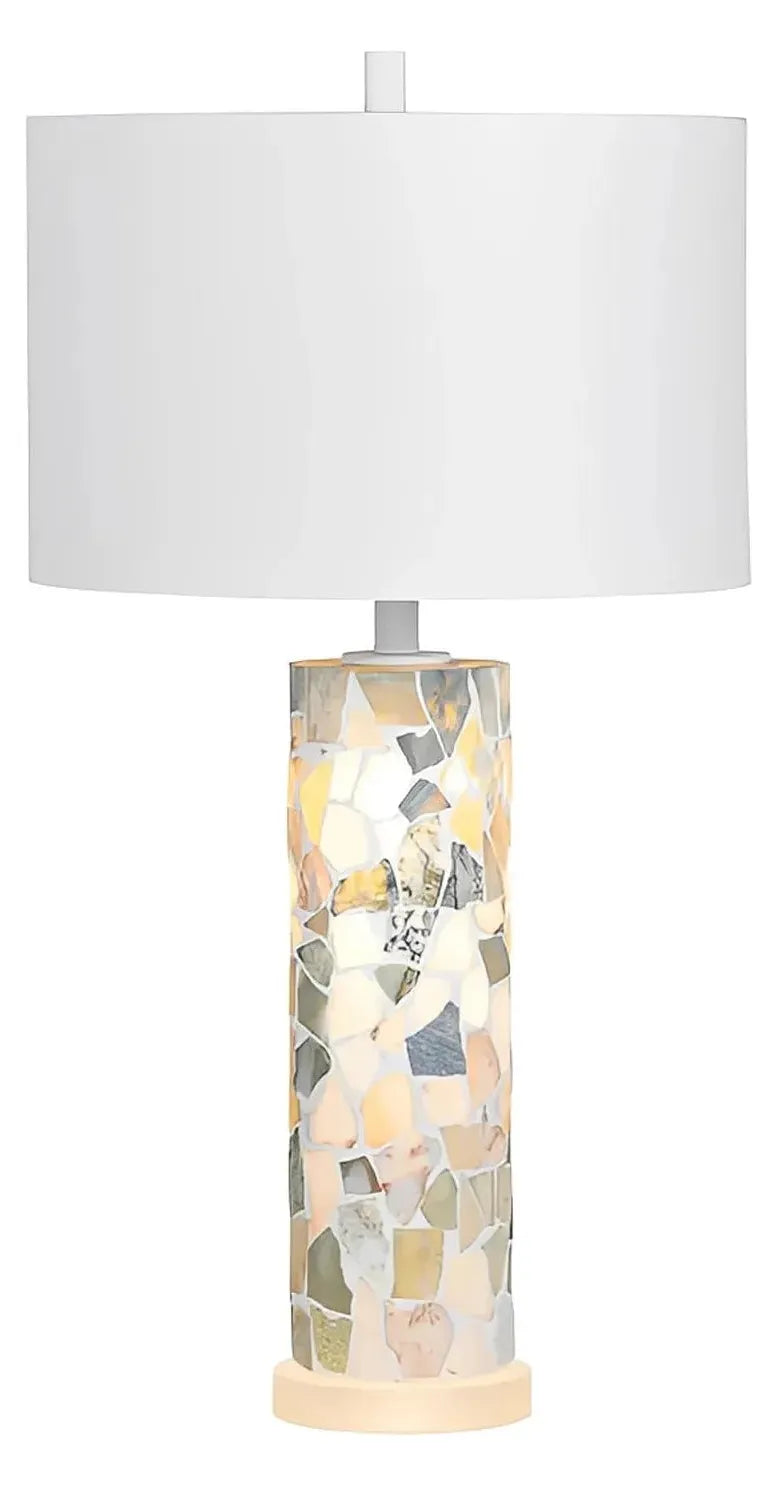 Nihal of Cedar Hill Table Lamps (2-Pack), White, Coastal