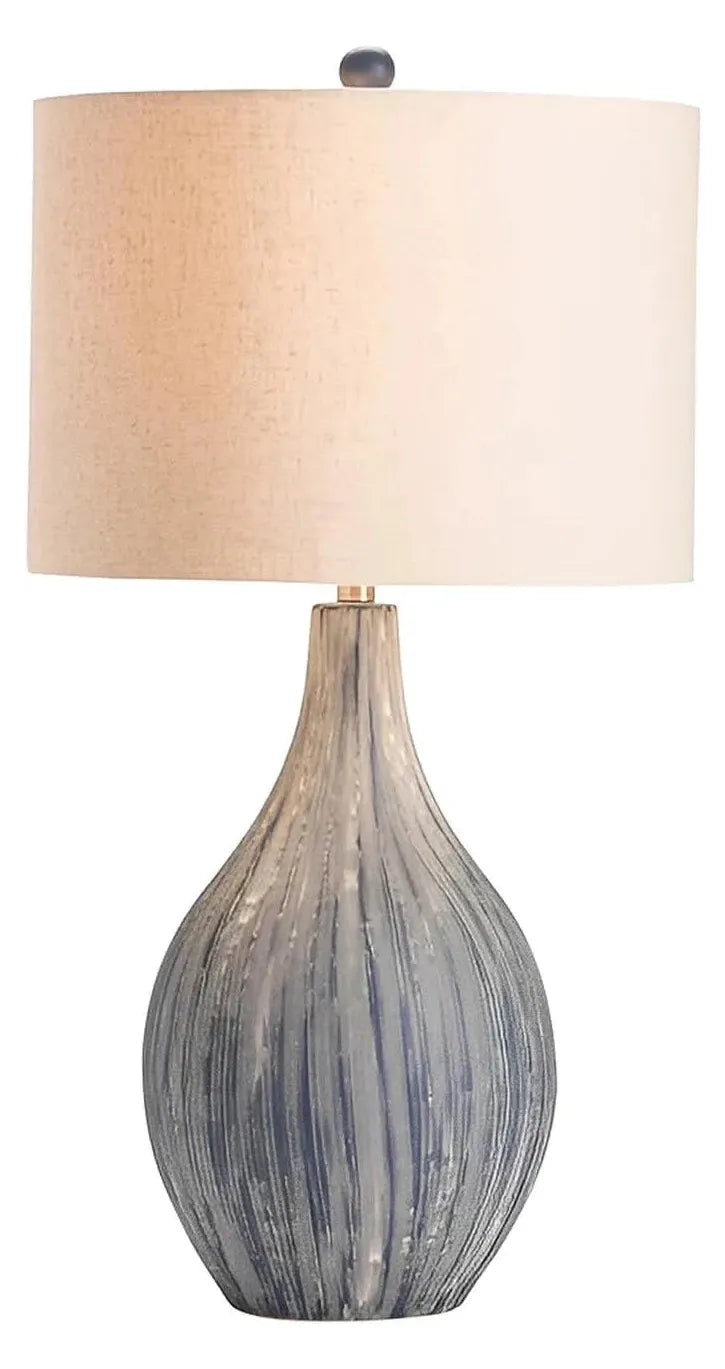 Tarazed of Watervliet Table Lamps (2-Pack), Blue, Coastal