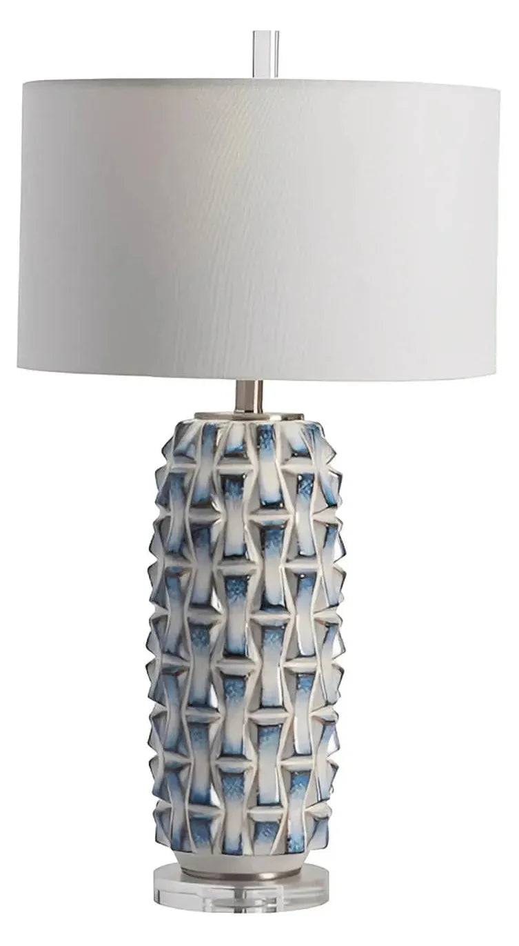 Atlas of Rosemont Table Lamps (2-Pack), Blue, Coastal