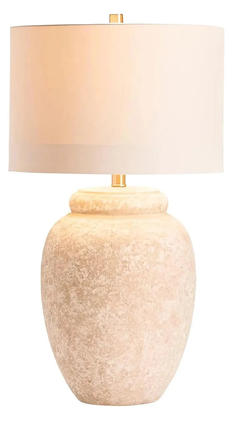 Tania of Providence Table Lamps (2-Pack), Beige, Rustic