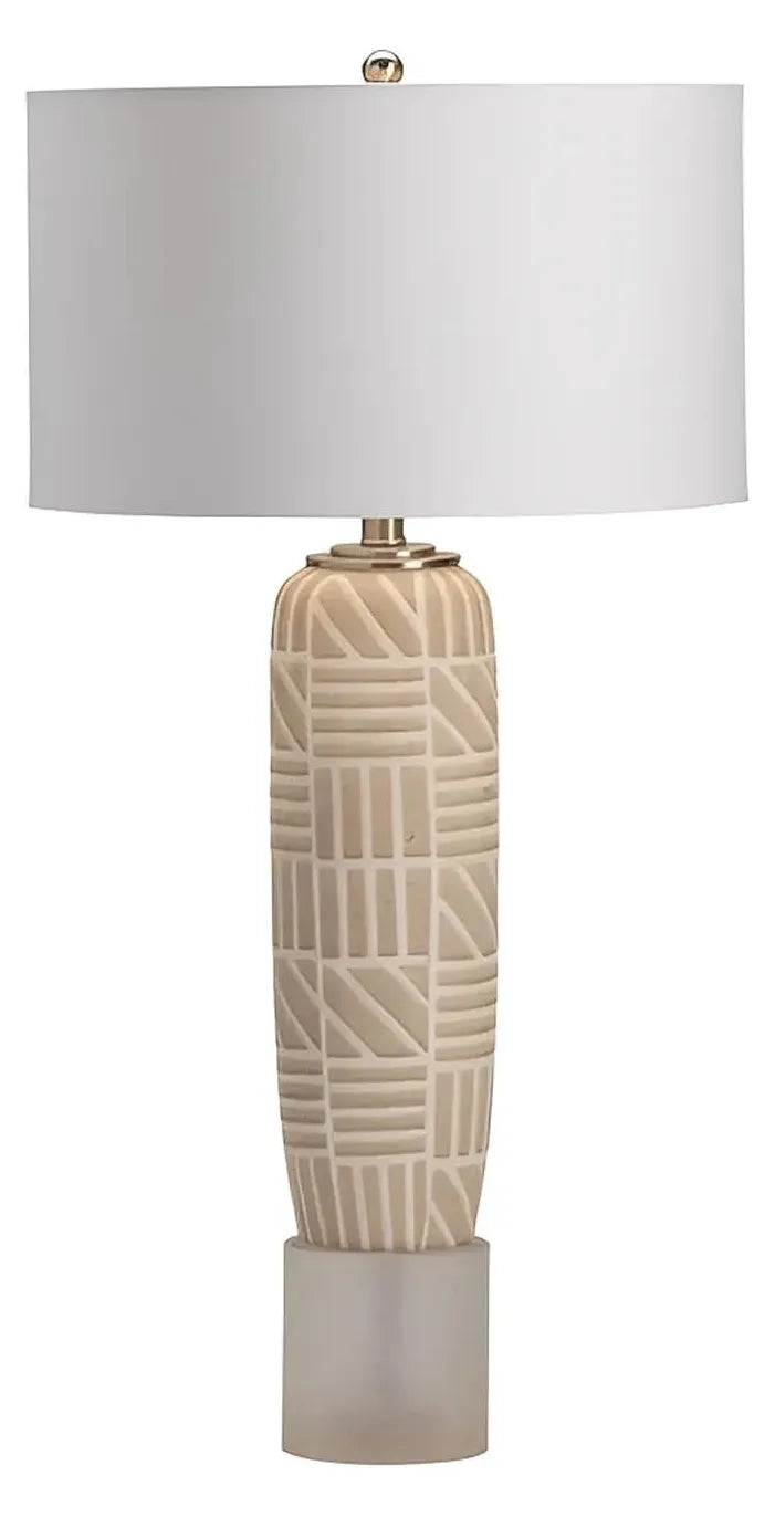 Alpheratz of White Mountain Table Lamps (2-Pack), Beige, Coastal