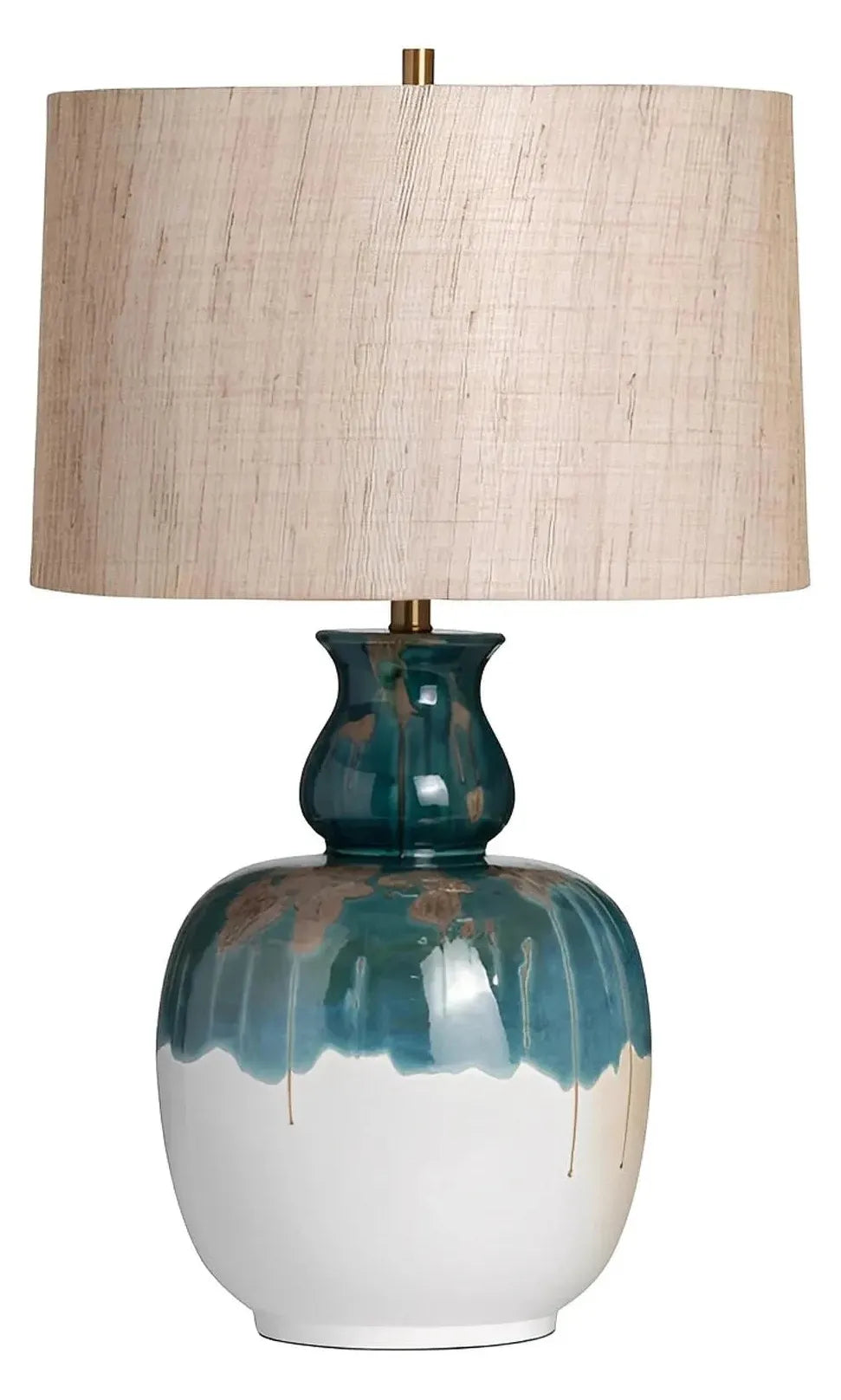 Zaurak of Maple Ridge Table Lamps (2-Pack), Blue, Coastal