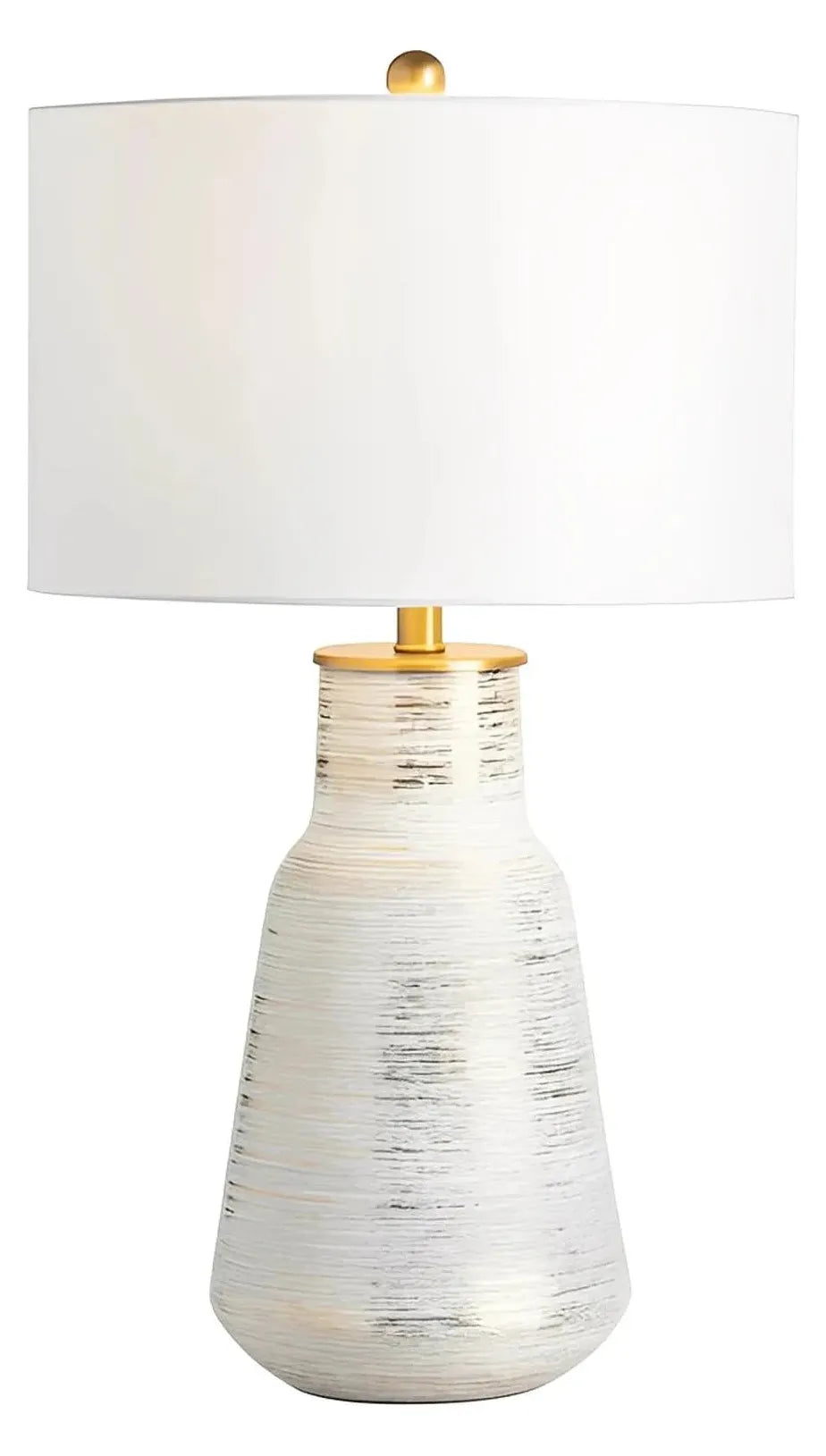 Eridani of Appleton Table Lamps (2-Pack), White, Transitional