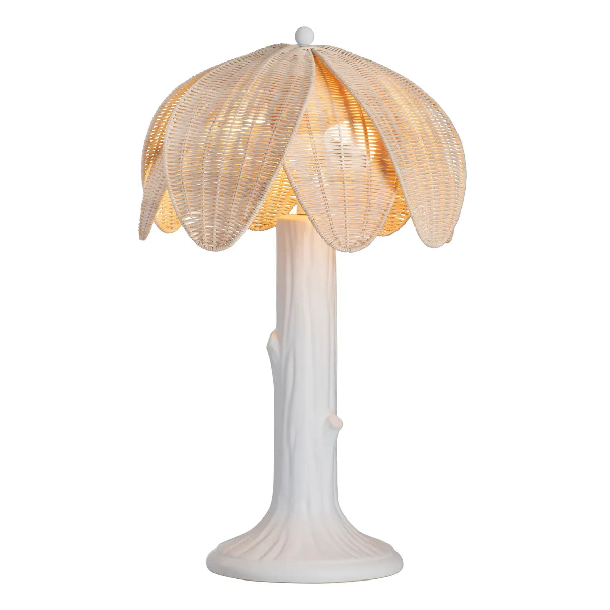Lupus of Hollis Table Lamps (2-Pack), White, Coastal