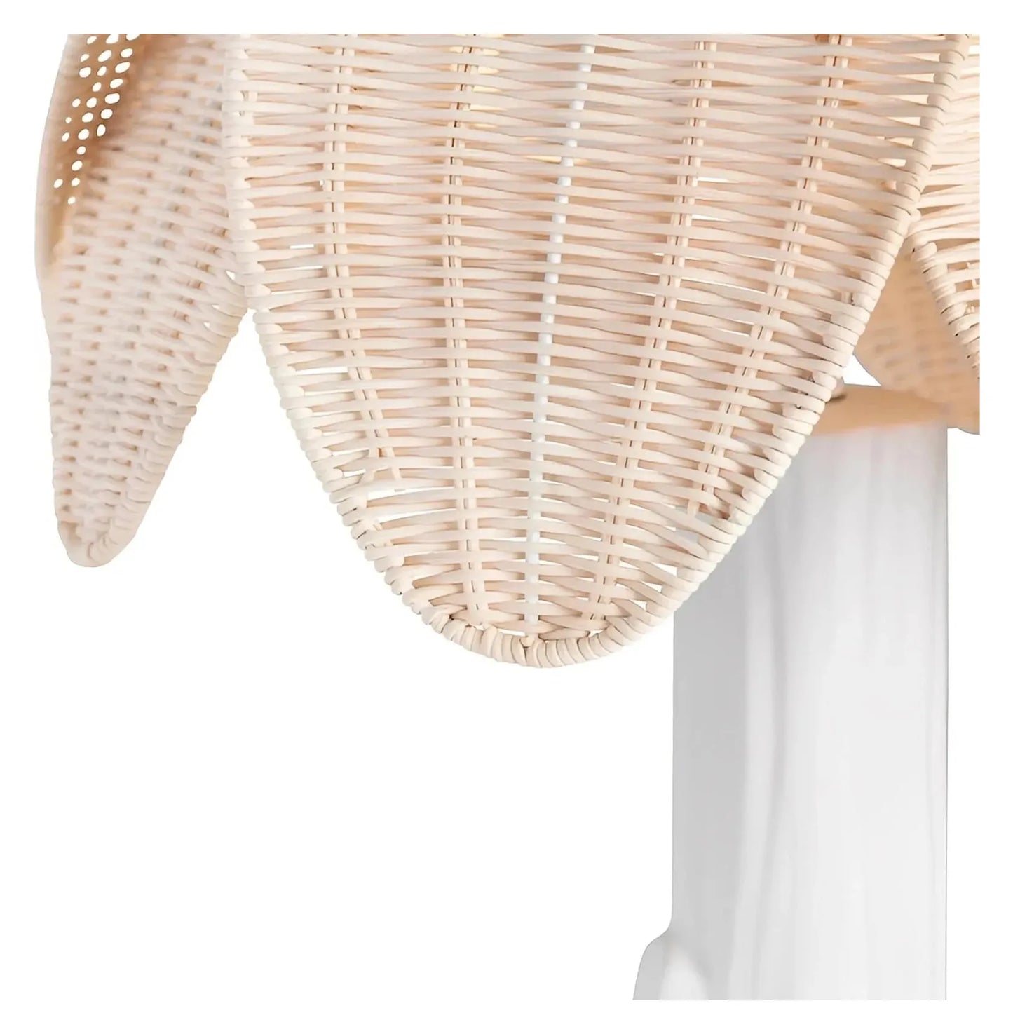 Lupus of Hollis Table Lamps (2-Pack), White, Coastal