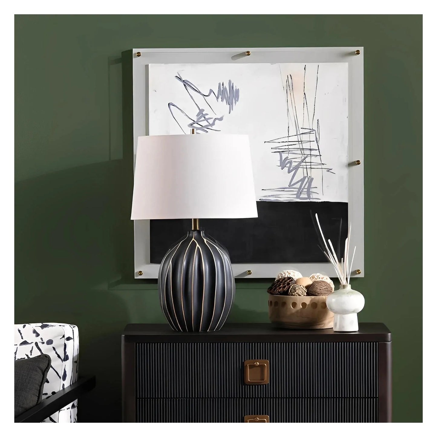 Pavo of Burlington Table Lamps (2-Pack), Transitional