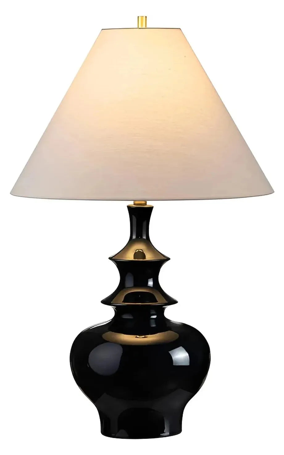 Spica of Stillwater Table Lamps (2-Pack), Black, Transitional