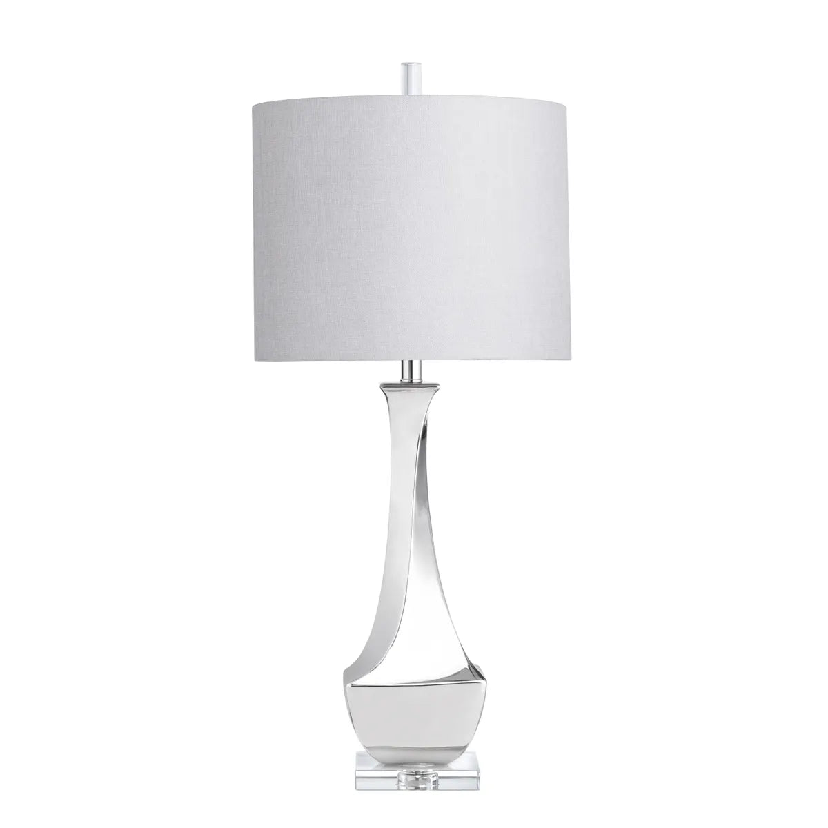 Albali of Montpelier Table Lamps (2-Pack), Silver, Contemporary