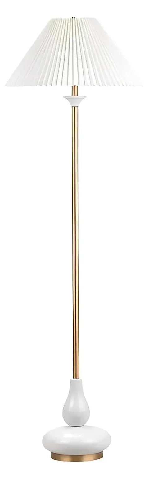 Nihal of Silverbrook Floor Lamp, White, Transitional