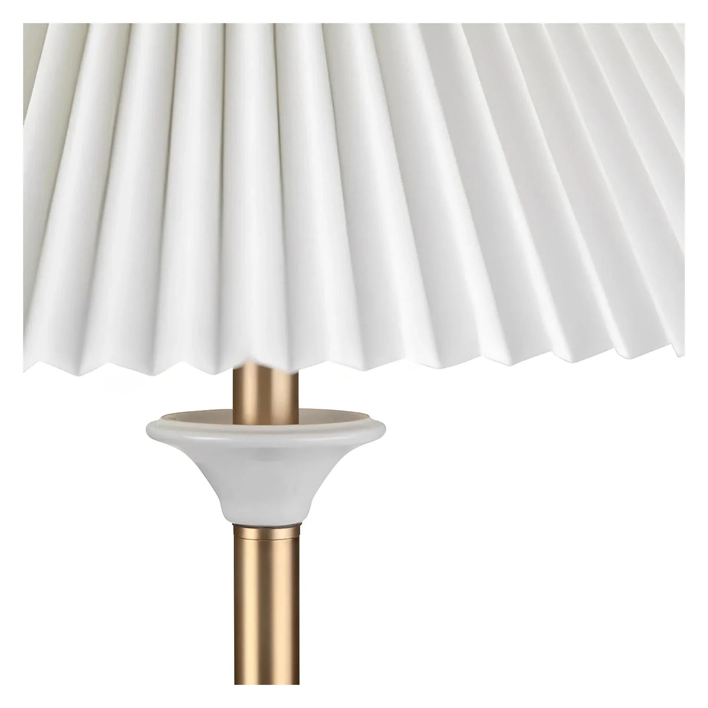 Nihal of Silverbrook Floor Lamp, White, Transitional