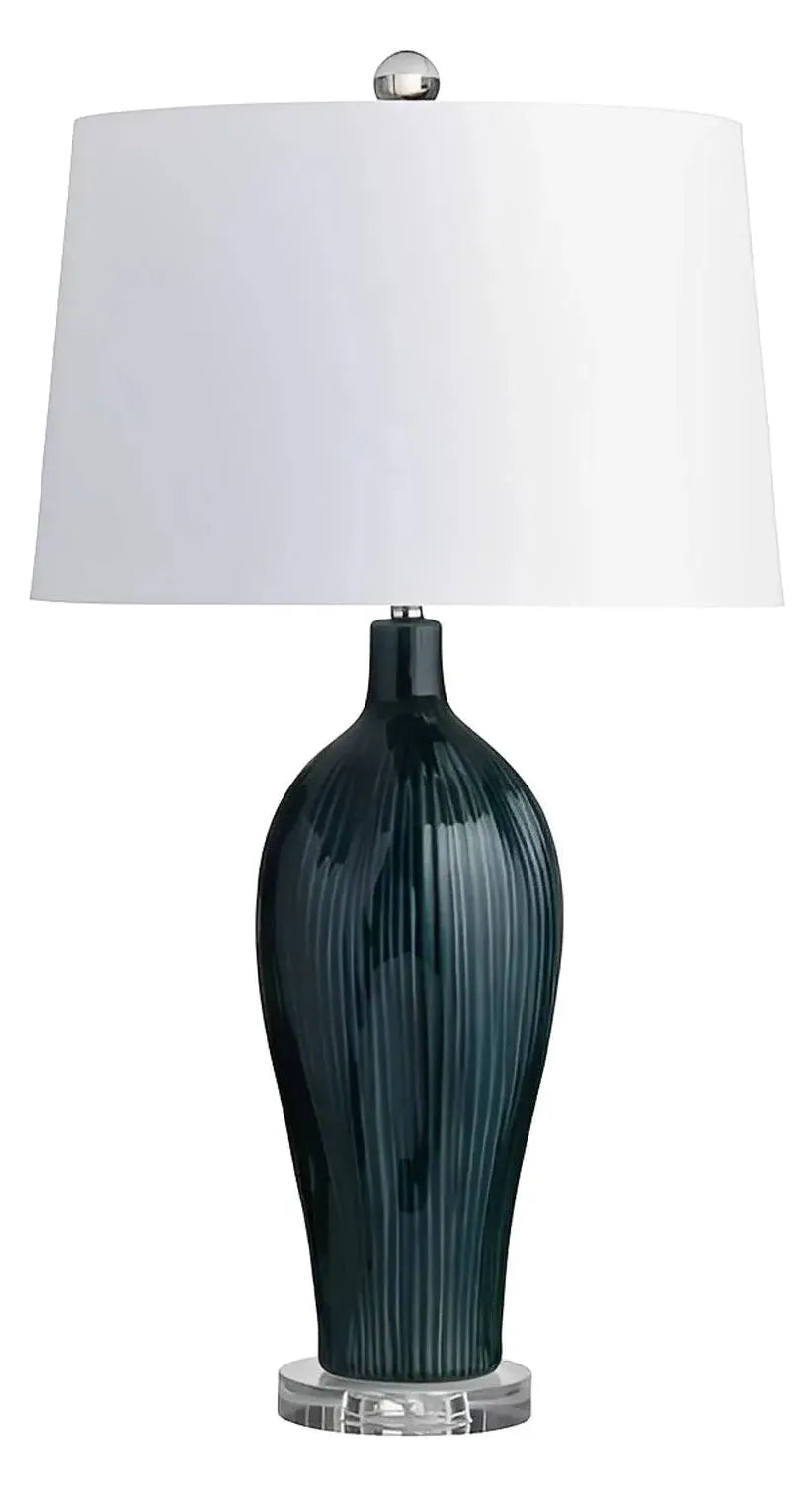 Zaniah of Burlington Table Lamps (2-Pack), Green, Transitional