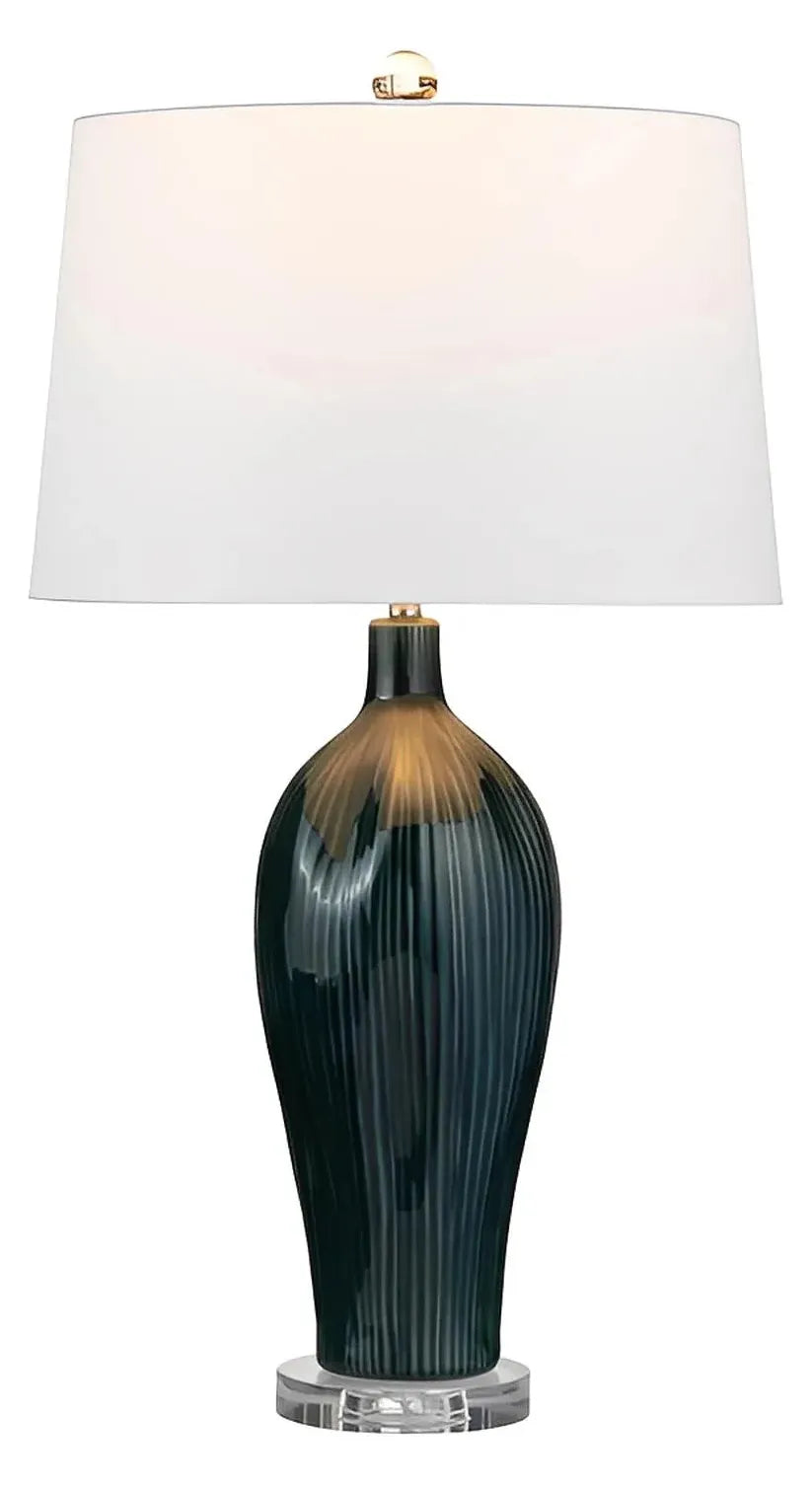 Zaniah of Burlington Table Lamps (2-Pack), Green, Transitional