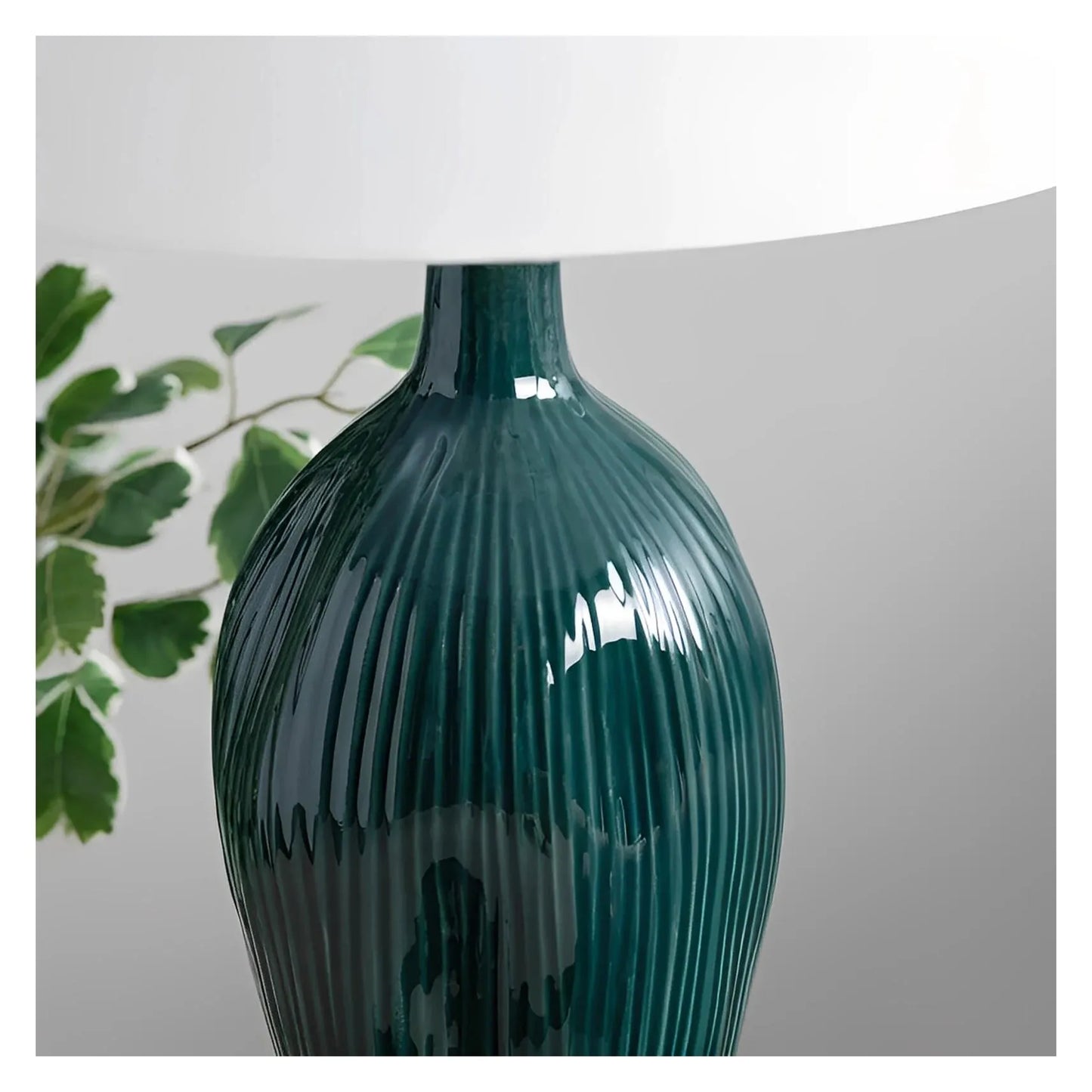 Zaniah of Burlington Table Lamps (2-Pack), Green, Transitional