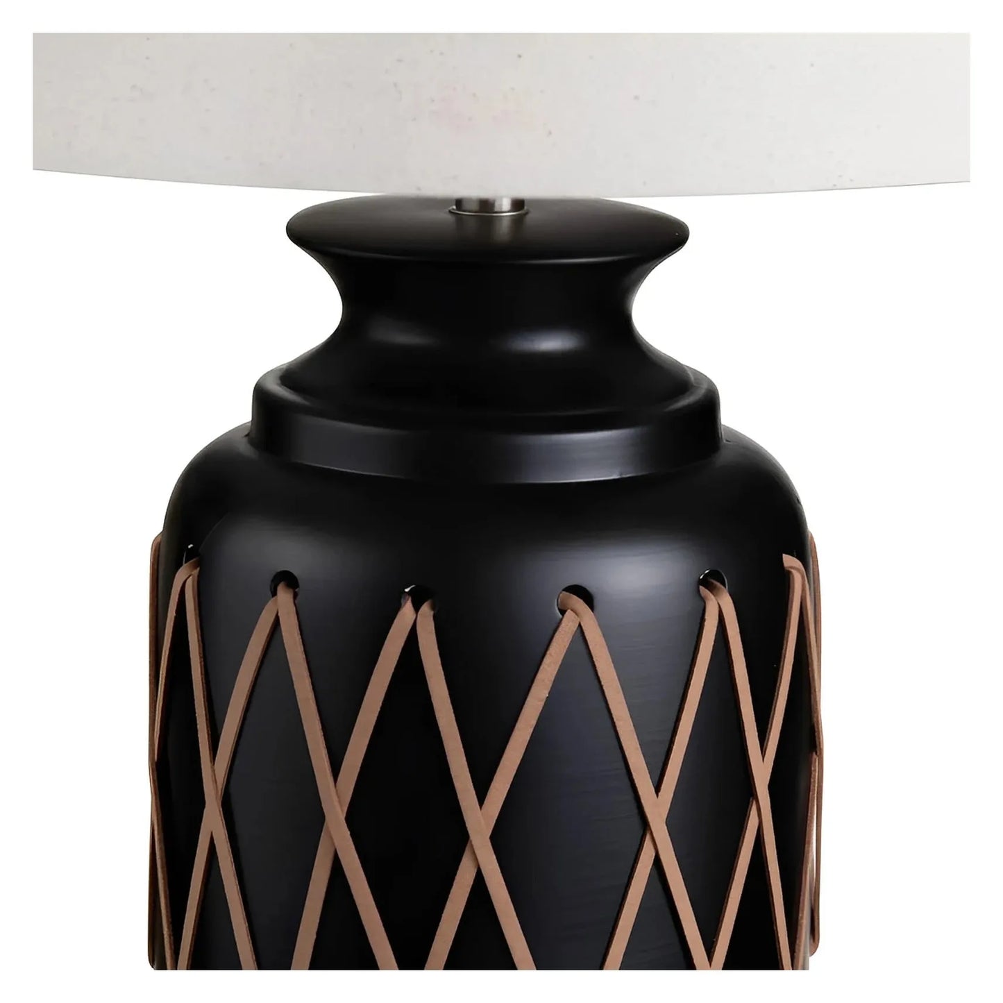 Altair of Elmwood Table Lamps (2-Pack), Black, Rustic