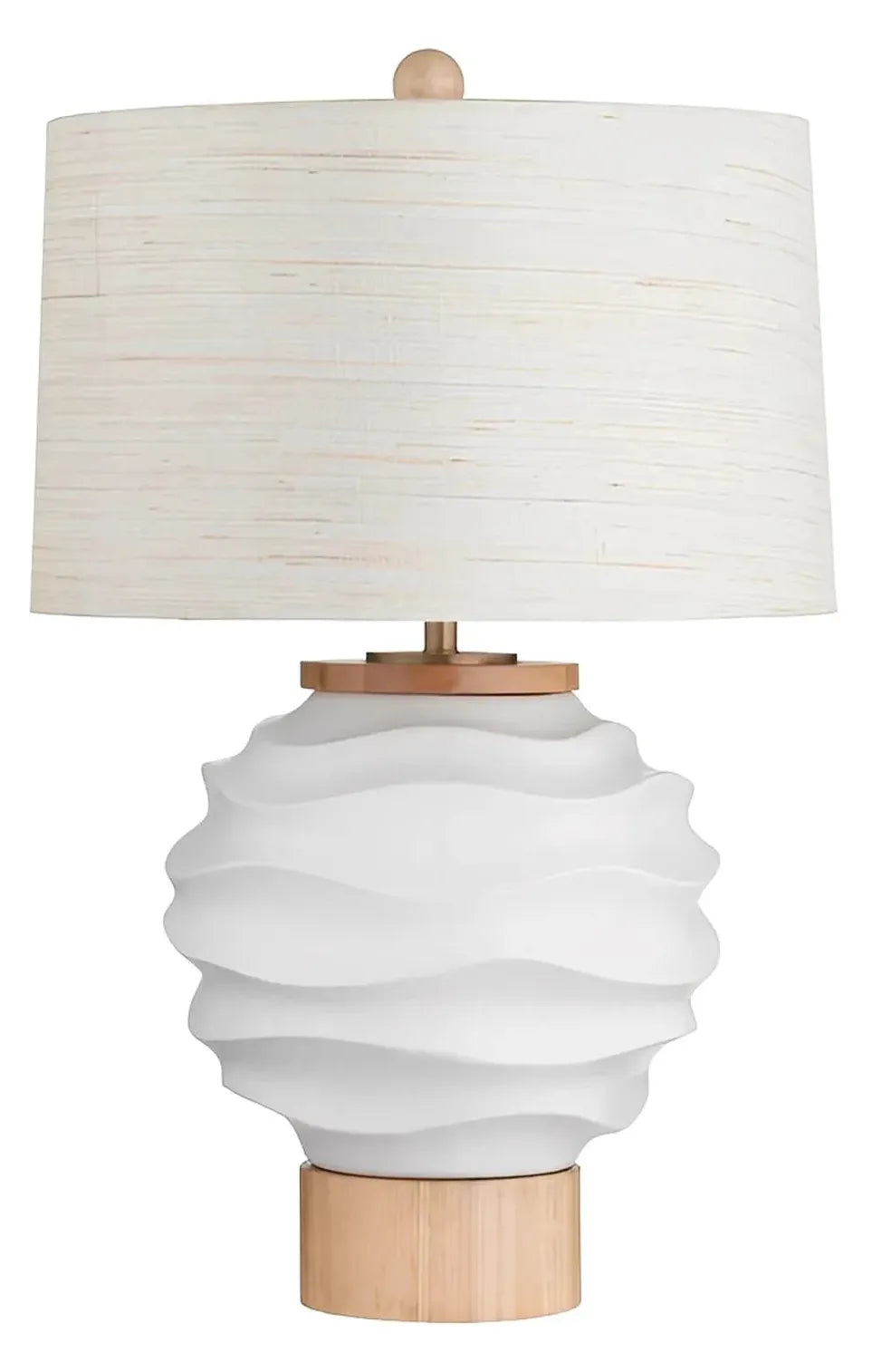 Corvus of Cape May Table Lamps (2-Pack), White, Coastal