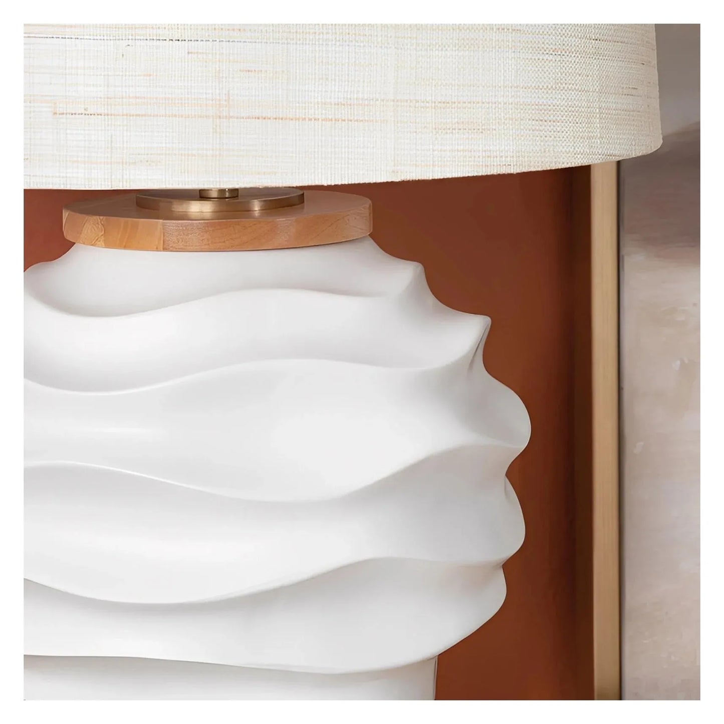 Corvus of Cape May Table Lamps (2-Pack), White, Coastal