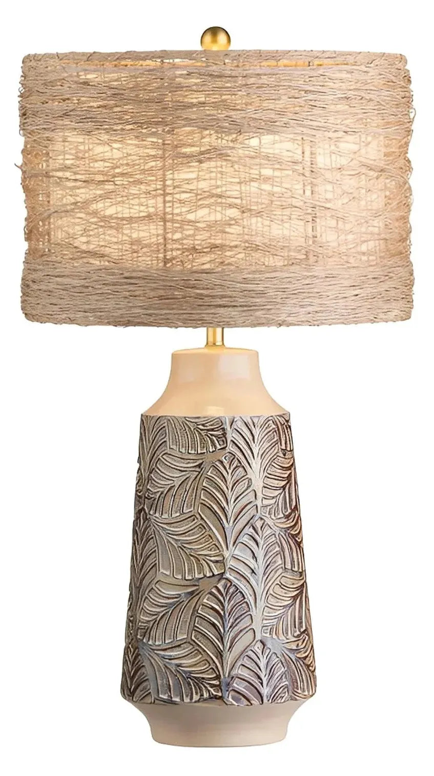 Alderamin of Cape Ann Table Lamps (2-Pack), Beige, Rustic