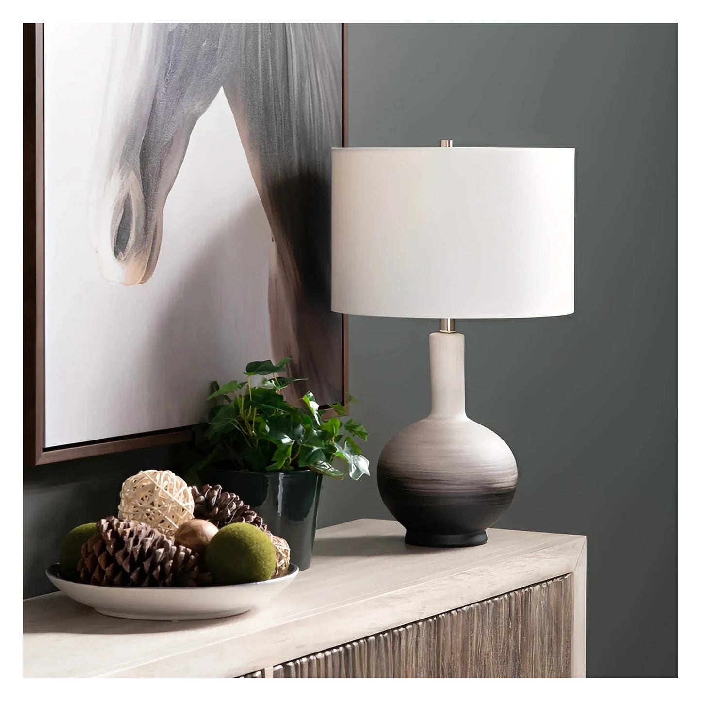 Alnitak of Brockton Table Lamps (2-Pack), White, Transitional