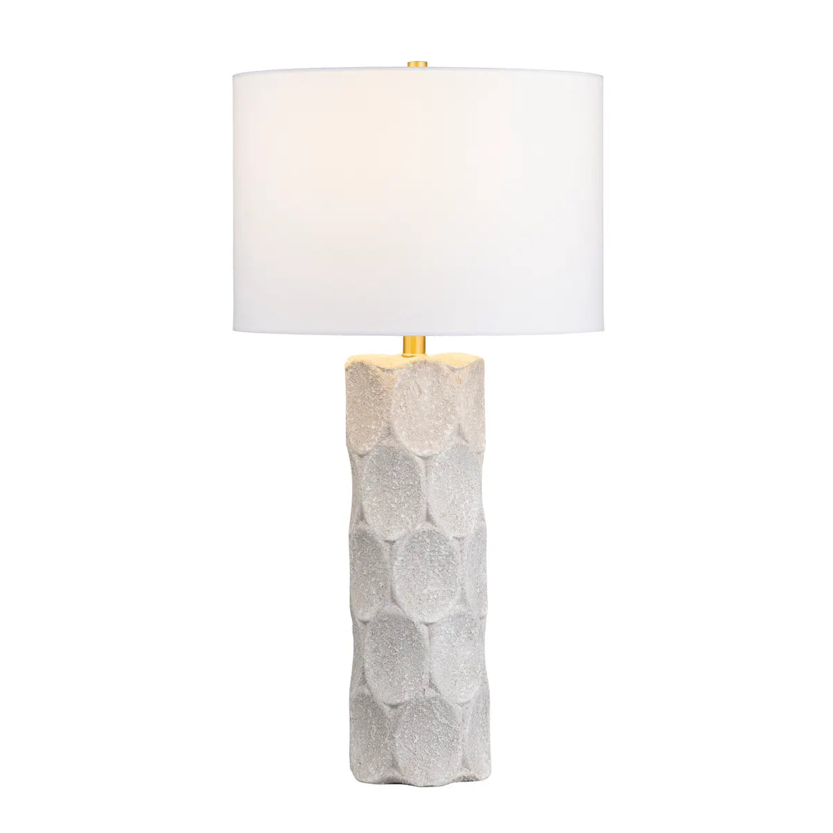 Gienah of Lakehurst Table Lamps (2-Pack), White, Coastal