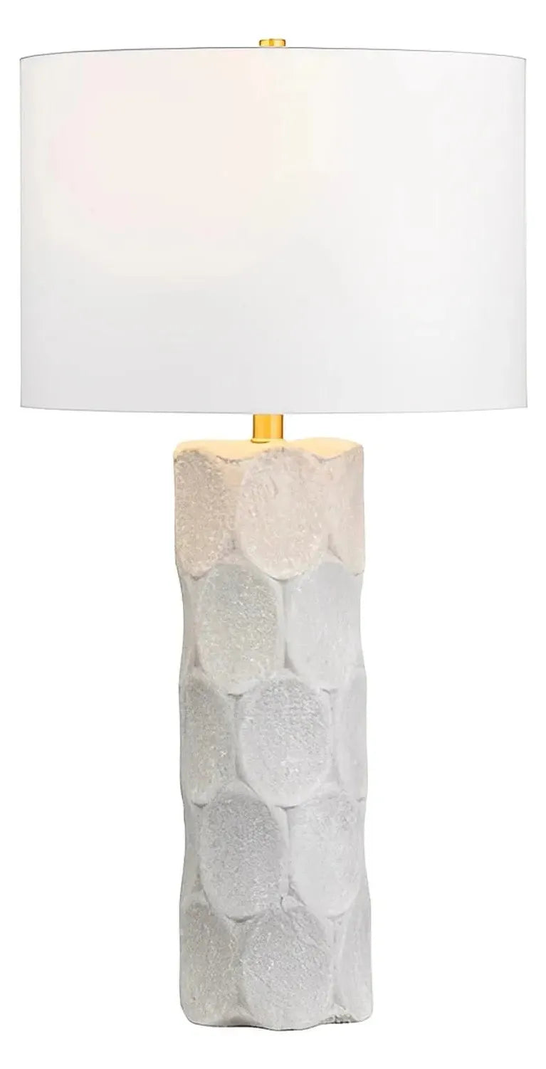 Gienah of Lakehurst Table Lamps (2-Pack), White, Coastal