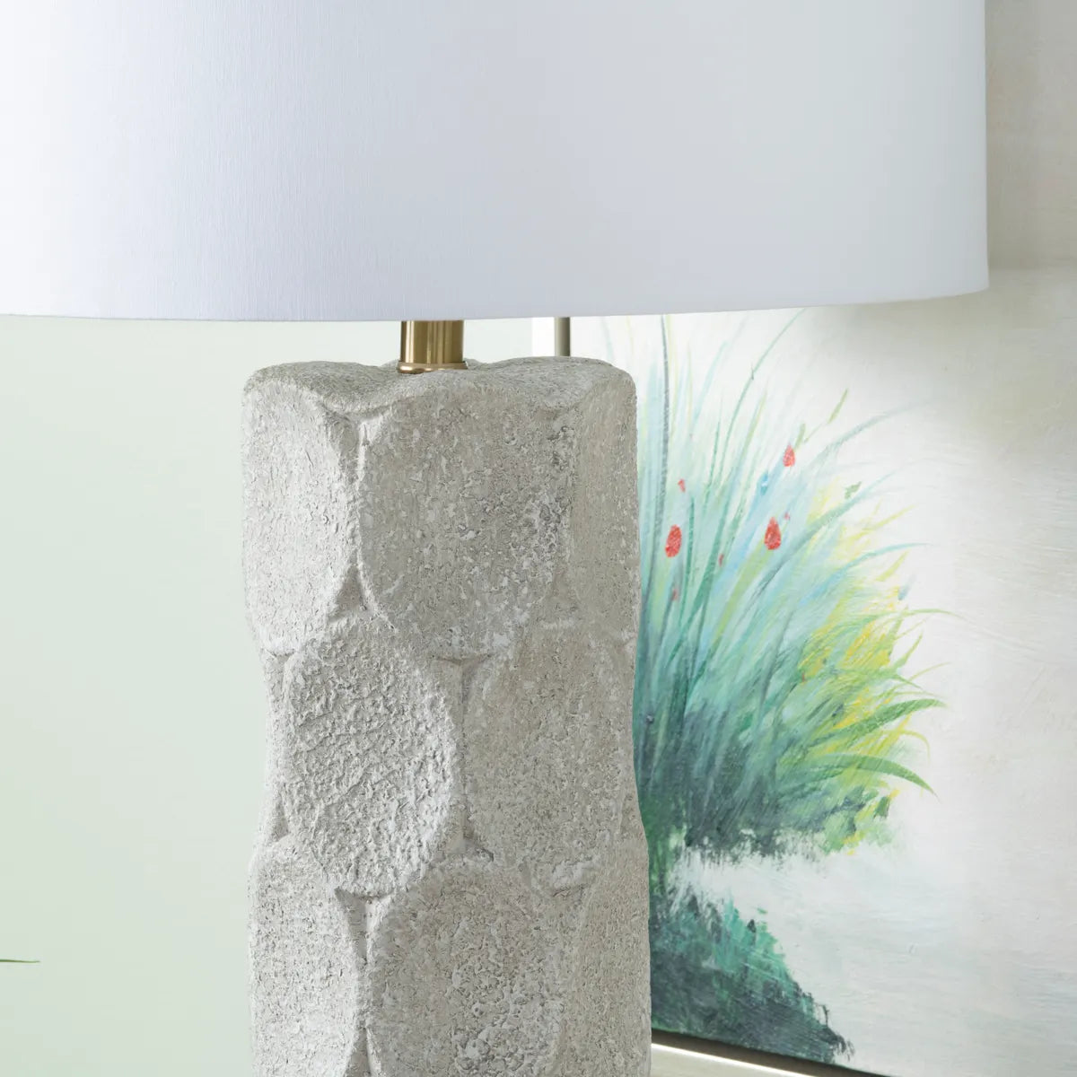 Gienah of Lakehurst Table Lamps (2-Pack), White, Coastal