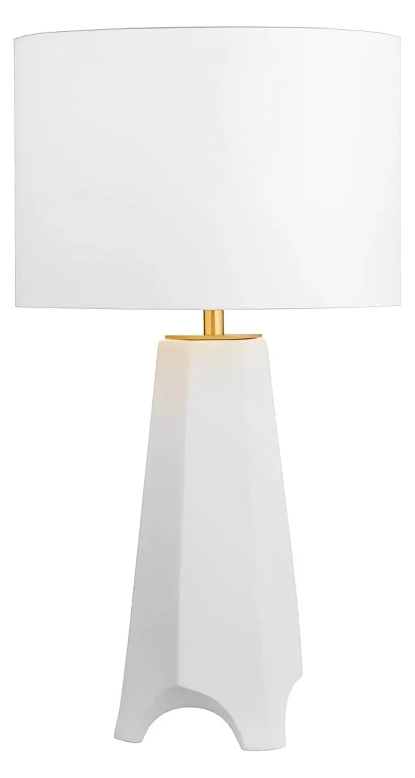 Elara of Concord Table Lamps (2-Pack), White, Contemporary