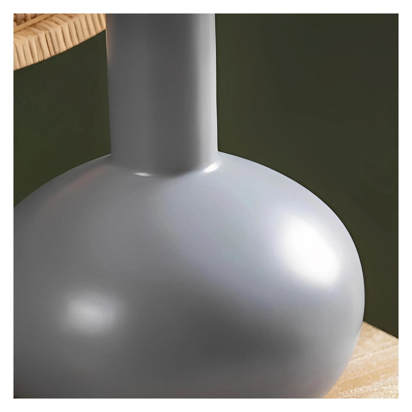 Spica of White Mountain Table Lamps (2-Pack), Grey, Transitional