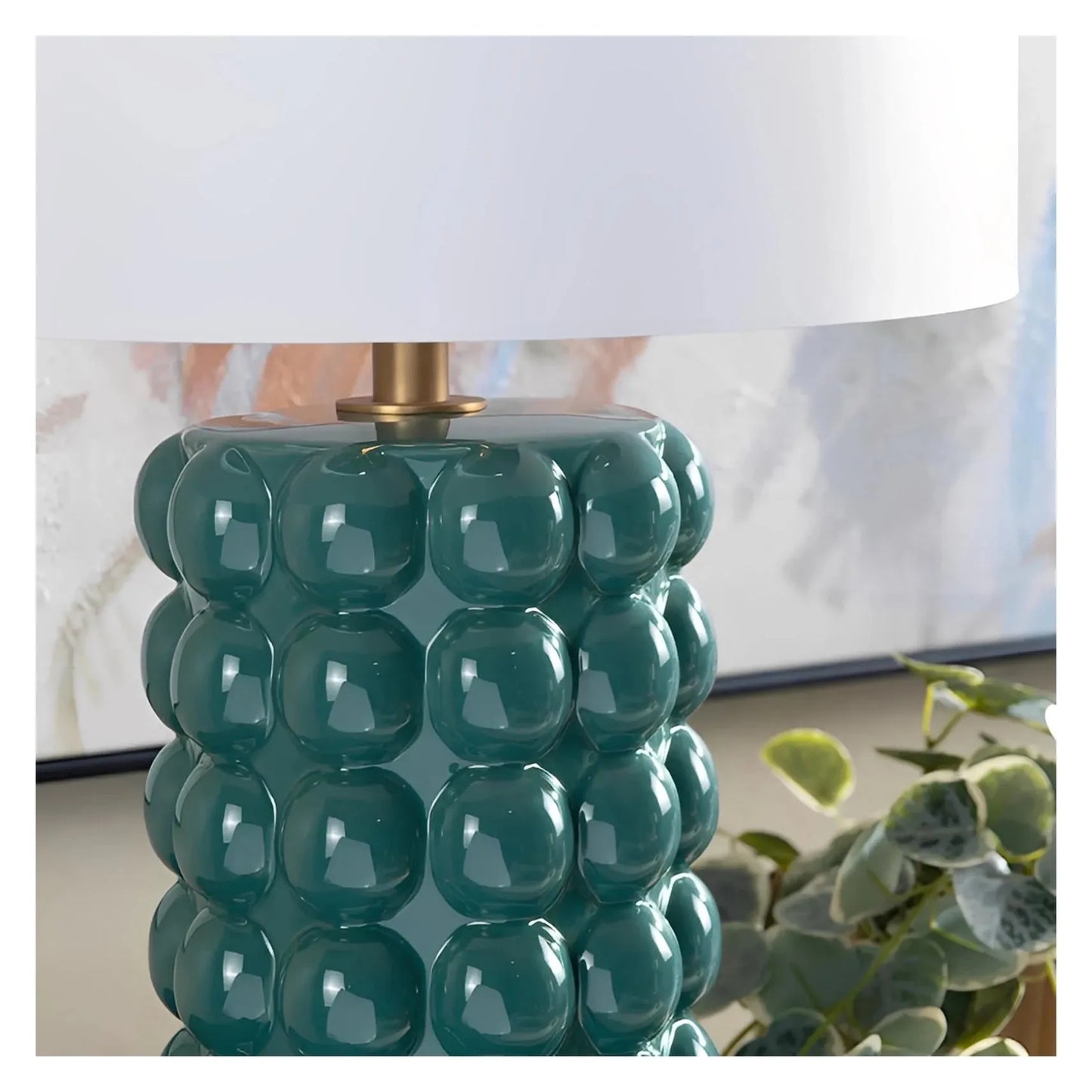 Alcor of Augusta Table Lamps (2-Pack), Blue, Transitional