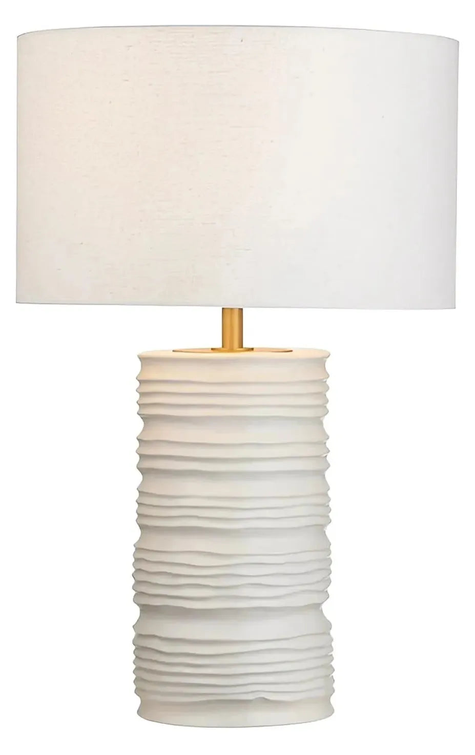 Corvus of Lewiston Table Lamps (2-Pack), Beige, Transitional