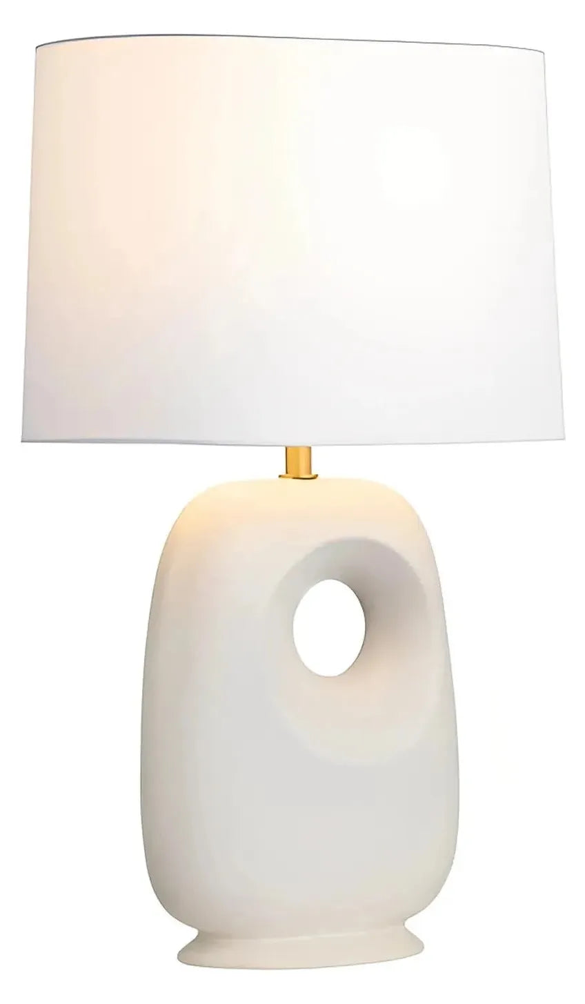 Rigel of Cape Ann Table Lamps (2-Pack), Cream, Contemporary