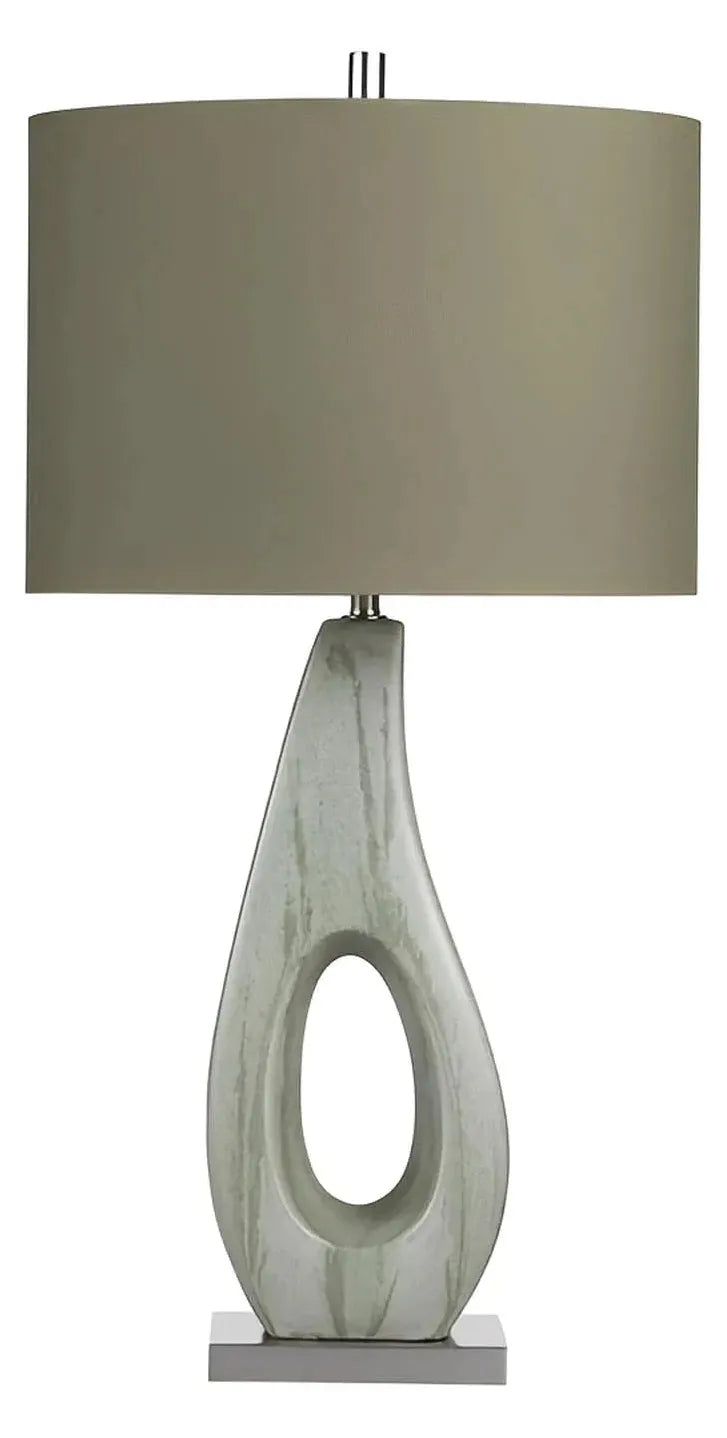 Merak of Mystic Coast Table Lamps (2-Pack), Green, Transitional