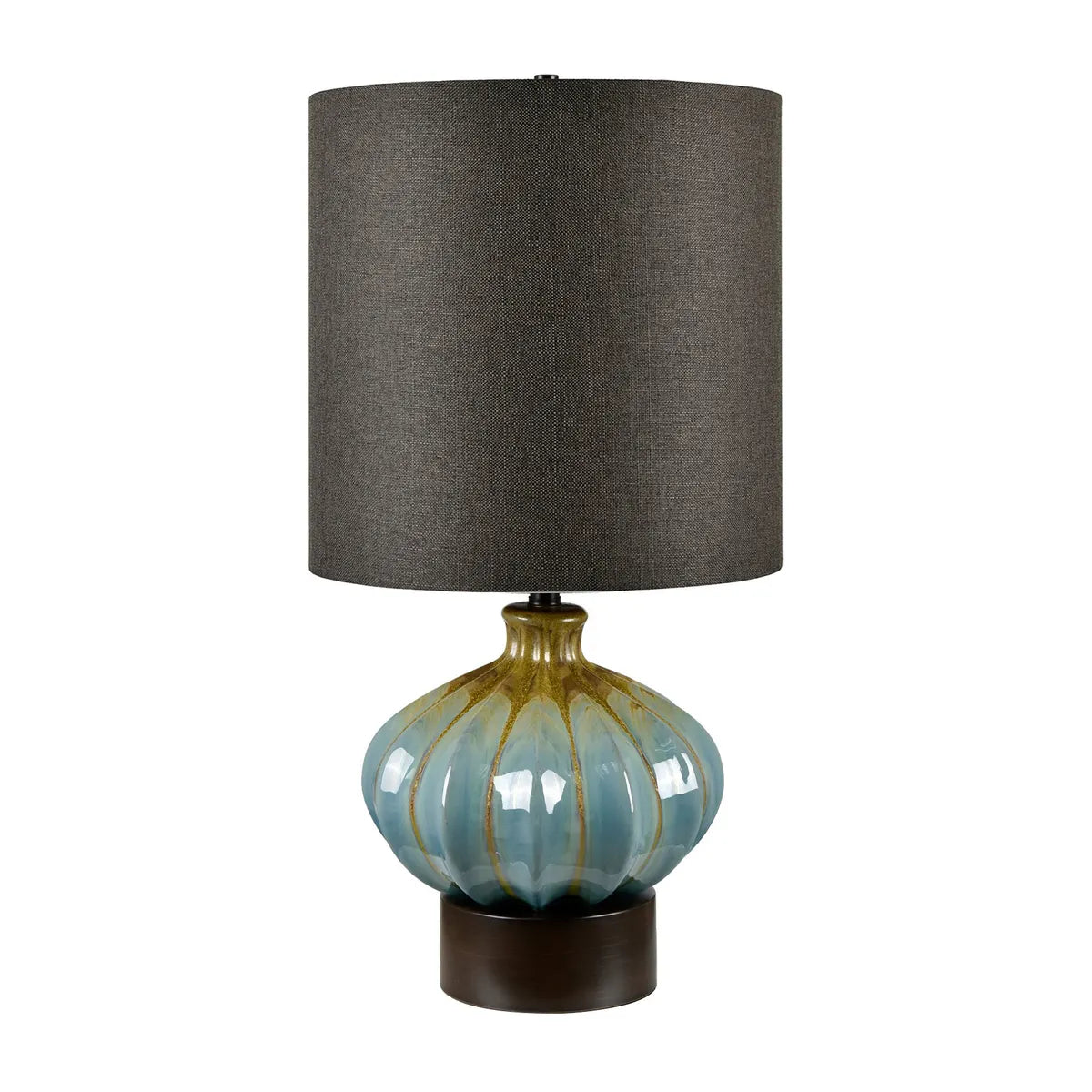 Merak of Windham Hollow Table Lamps (2-Pack), Blue, Rustic