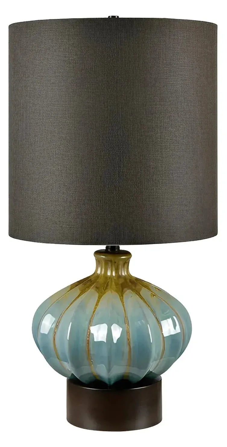 Merak of Windham Hollow Table Lamps (2-Pack), Blue, Rustic