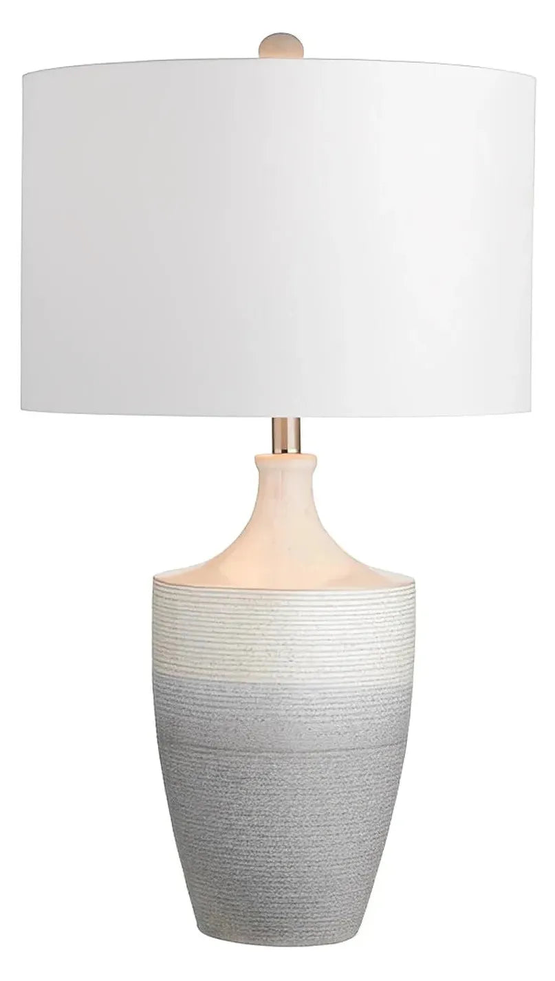 Sabik of Penobscot Table Lamps (2-Pack), Grey, Rustic