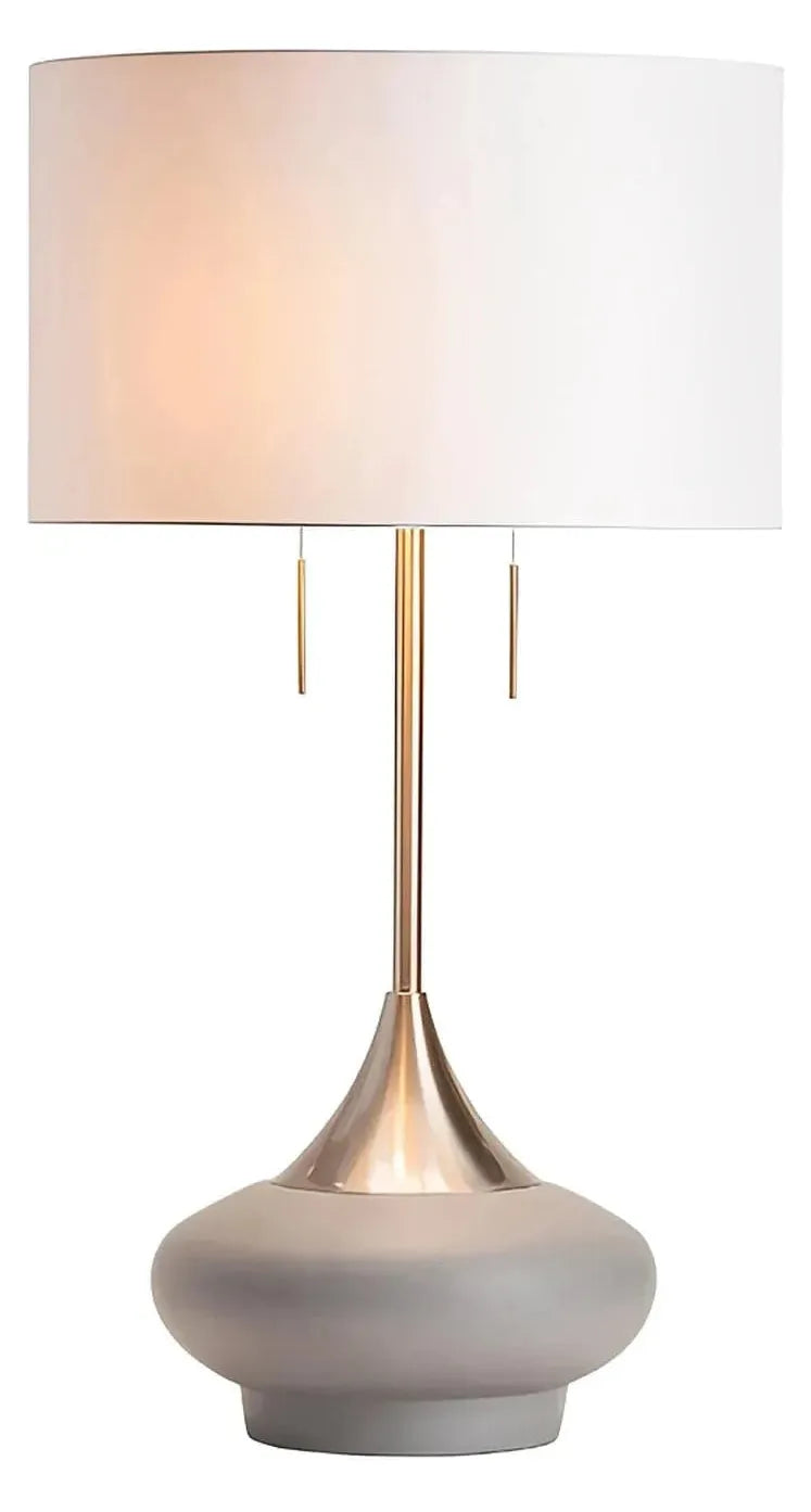 Ankaa of Rosemont Table Lamps (2-Pack), Grey, Contemporary