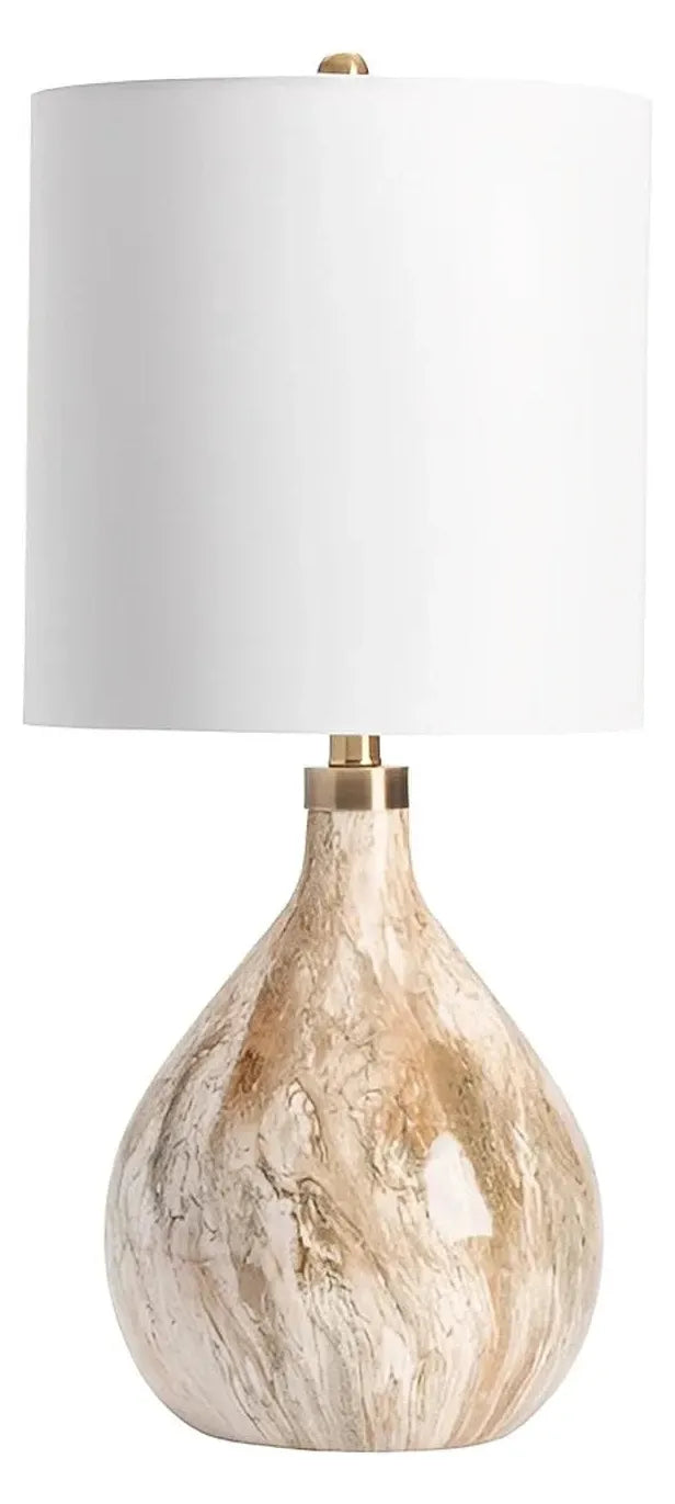 Alderamin of Brockton Table Lamps (2-Pack), Beige, Transitional